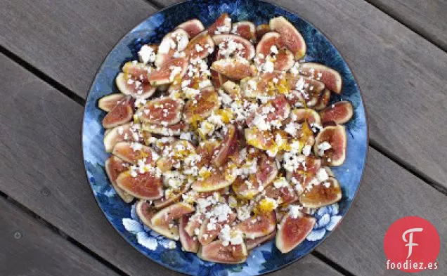 Ensalada De Higos Con Queso Feta, Limón Meyer Y Tomillo