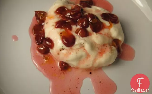 Cocinar el Libro: Panna Cotta de Pimienta Negra con Higos