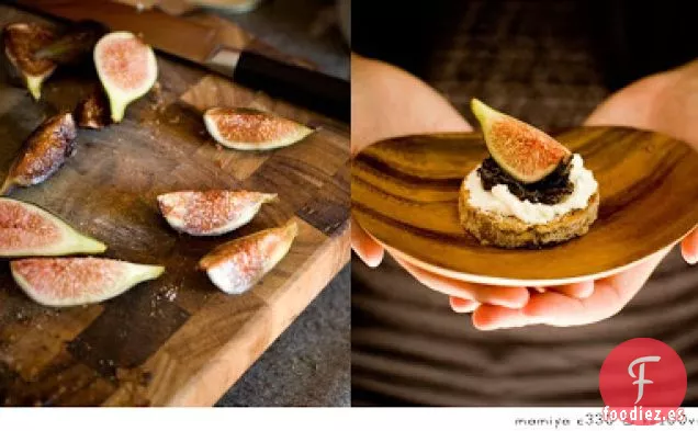 Crostini de Higo y Queso de Cabra
