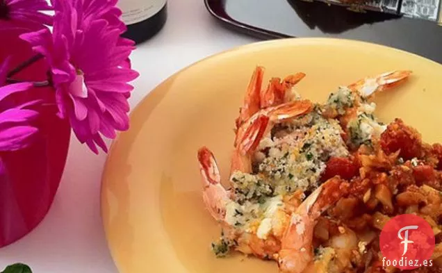 Camarones Asados Con Queso Feta: Blogger Invitada Aileen Morgan