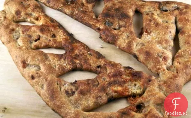 Fougasse De Gorgonzola Con Higos Y Nueces