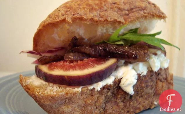 Cocinando con las Brillos: Sándwiches de Higo, Queso de Cabra y Cebolla Caramelizada
