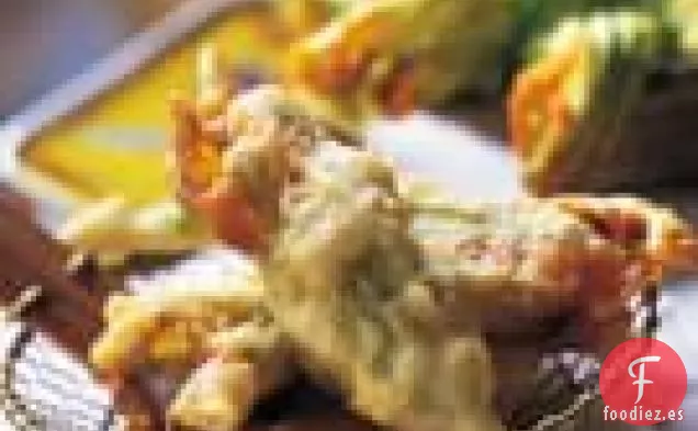 Flores de Calabacín Rellenas Fritas (fiori Di Zucca Fritti)