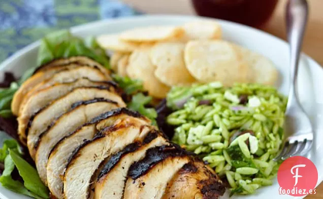 Pollo En Salmuera Con Cerveza A La Parrilla