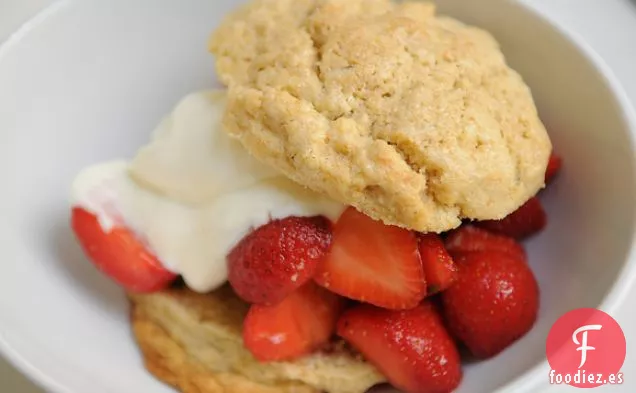 Fresas Con Galletas De Lavanda