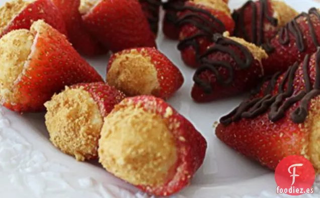 Fresas Rellenas de Tarta de Queso