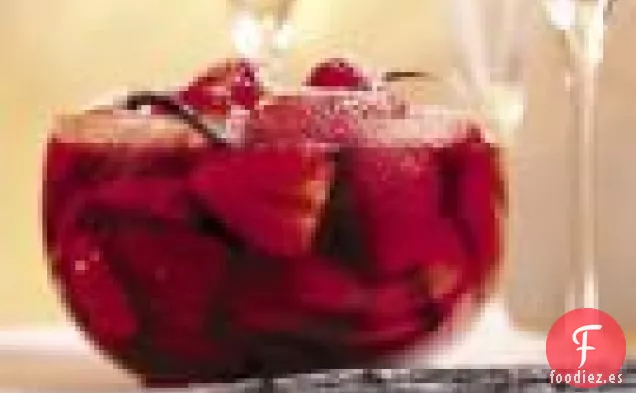 Fresas En Vino Tinto Con Vainilla