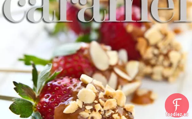 Receta de Fresas Cubiertas de Caramelo Salado