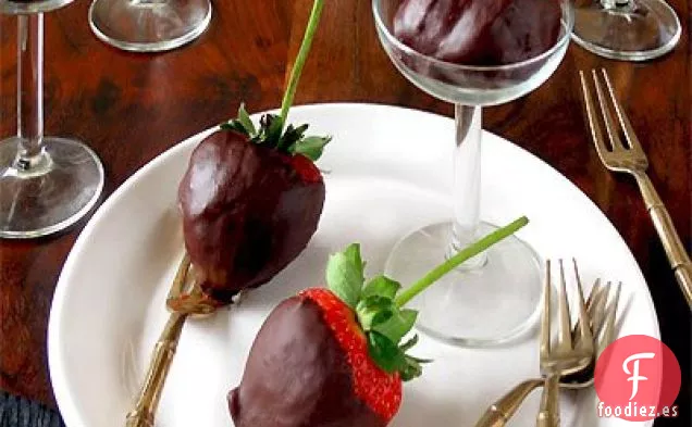 Fresas Bañadas en Chocolate con Chile