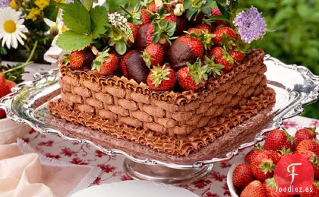 Tarta de Chocolate y Fresa