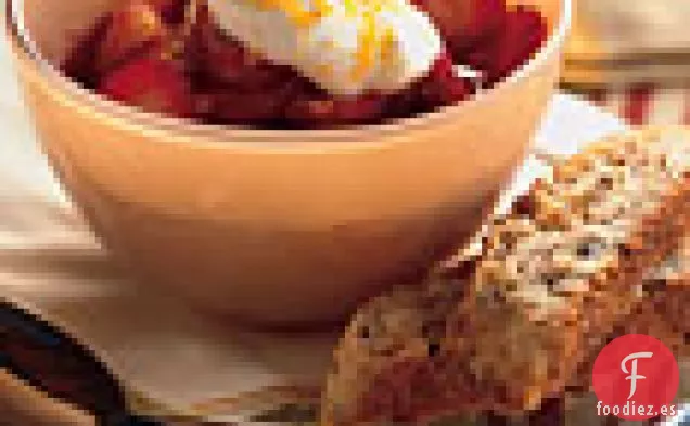 Fresas con Azúcar de Limón y Jarabe de Lavanda