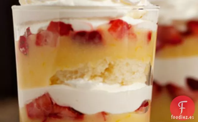 Parfaits de fresa y limón