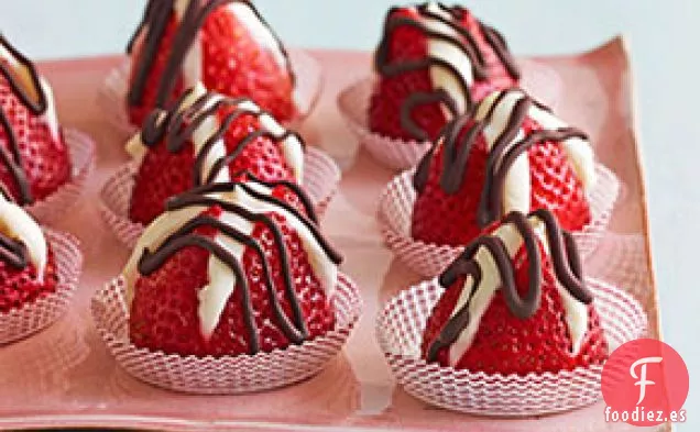 Fresas Rellenas de Doble Chocolate