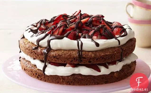 Tarta de Chocolate y Fresa
