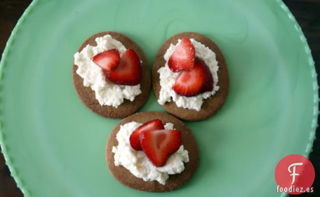 Tartaletas de ricotta y fresa