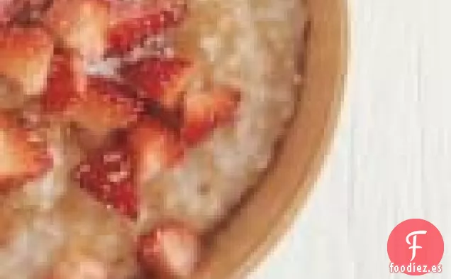 Gachas Irlandesas Con Fresas Y Crema