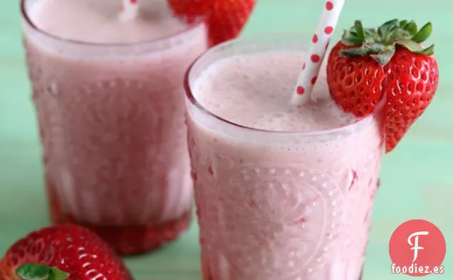 Batido de fresa, sin lácteos