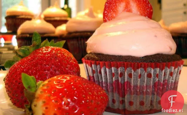 Glaseado de Queso Crema de Fresa