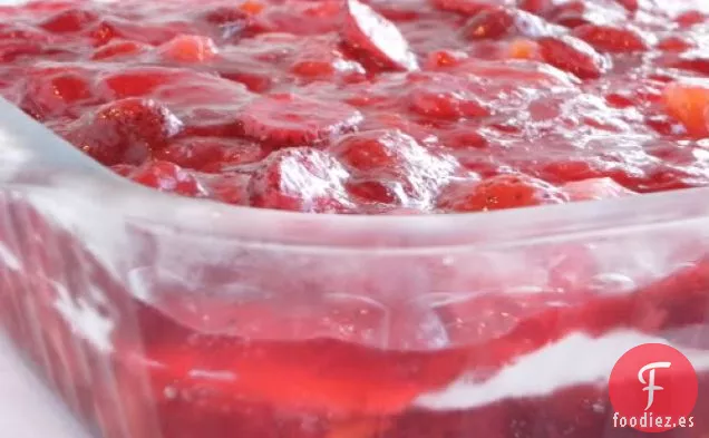 Cuadrados de Crema de Fresa