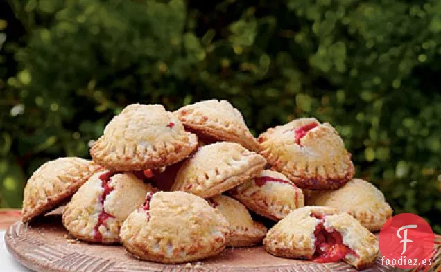 Tartas de Mano de Fresa y Ruibarbo