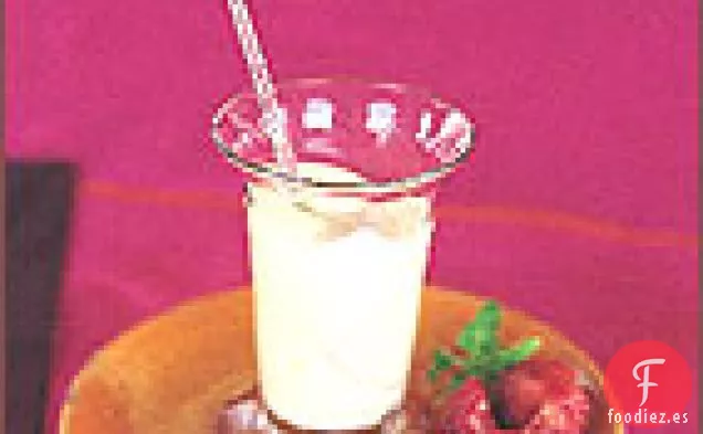 Sabayón de Limón con Fresas