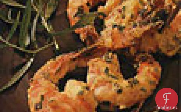 Camarones a la Parrilla con Mostaza y Estragón