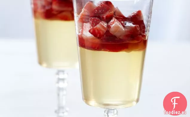 Gelée Riesling con Conservas de Fresa