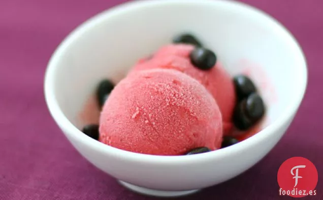 Sorbete de Granada y Fresa