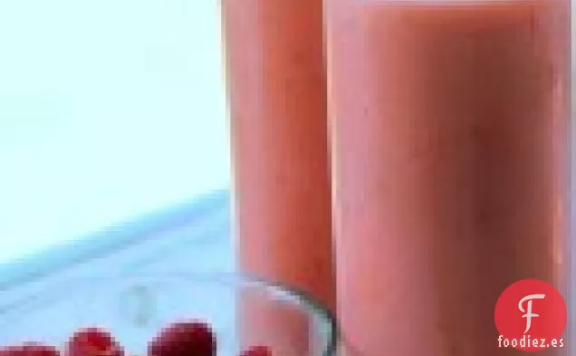 Batido de frambuesa y mango