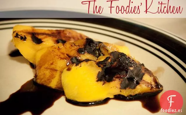 Mango A La Parrilla Con Reducción De Vinagre Balsámico