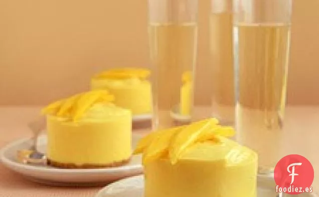Pasteles de crema de Mango congelados