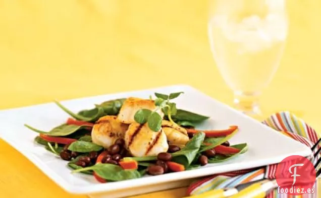 Vieiras con Vinagreta de Mango