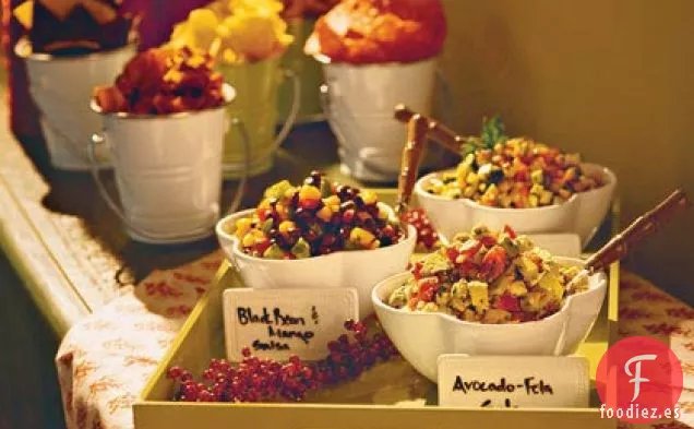 Salsa de Frijoles Negros y Mango