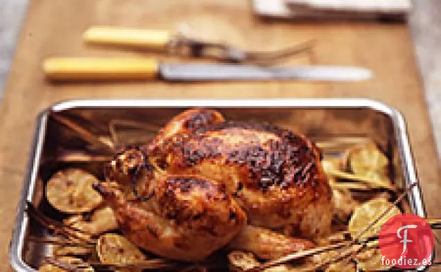 Pollo glaseado Con Mango Y Lima