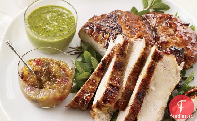 Pechuga de Pavo Glaseada con Mango