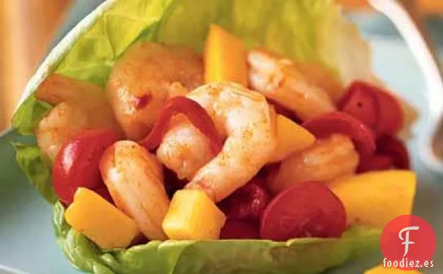 Ensalada de Mango y Camarones