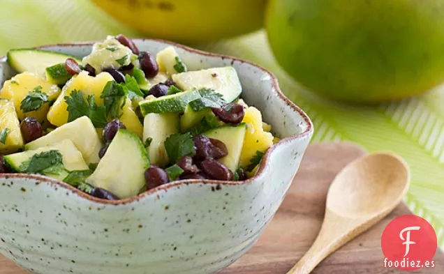 Ensalada de Frijoles Negros de Mango