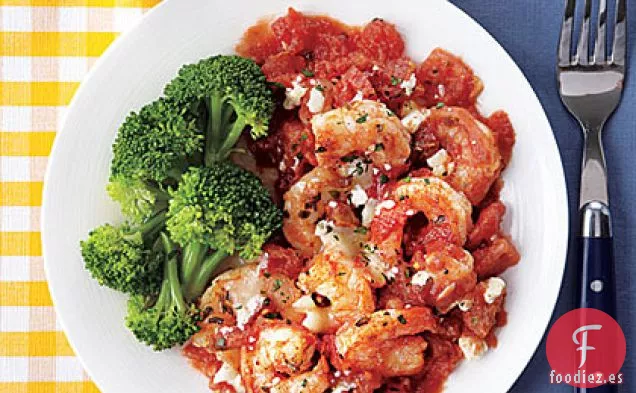 Camarones Asados con Tomates
