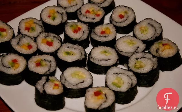 Sushi de Mango y Jengibre