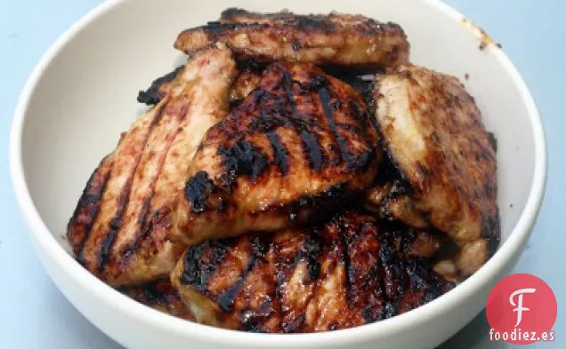 Mermelada de mango y piña, Chuletas de Cerdo A La Parrilla Glaseadas