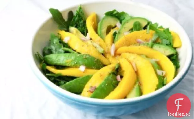 Ensalada de Aguacate y Mango-Cruda