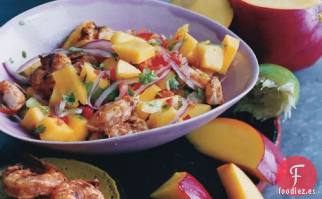 Ensalada De Camarones Y Mango