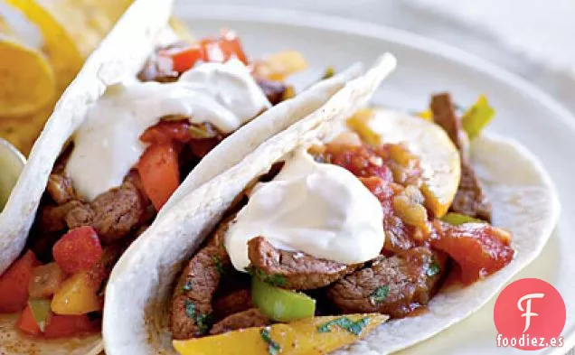 Chile Ancho - Fajitas de Ternera con Mango