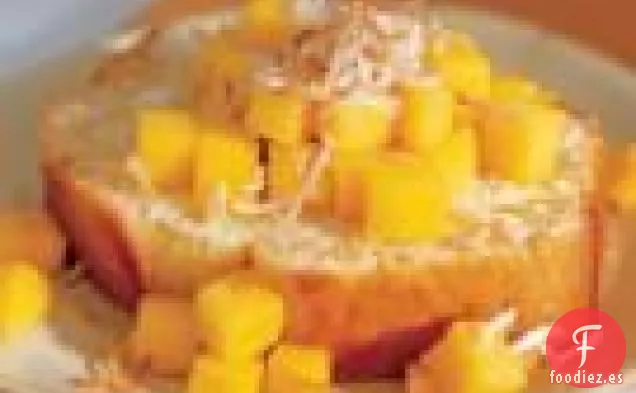 Pastel De Coco Con Mango