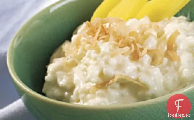 Arroz Con Leche De Coco Con Mango