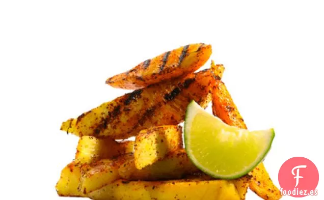 Mango y Piña a la Parrilla con Chile