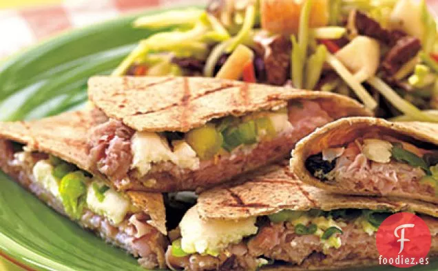 Quesadillas de Jamón y Mango a la Parrilla