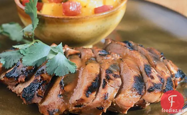 Pato a la Parrilla con Salsa de Mango