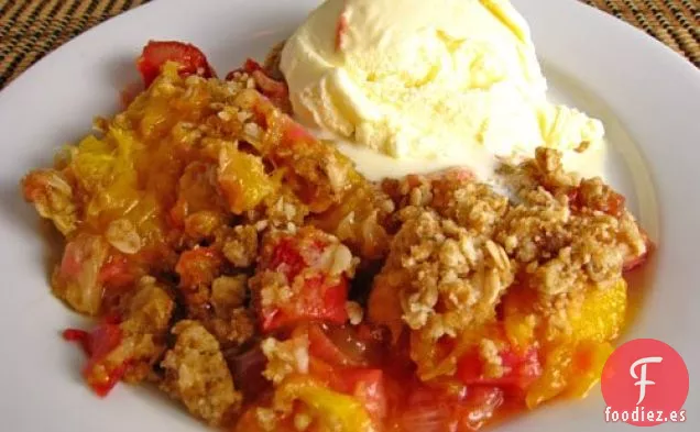 Desmenuzado De Mango Y Ruibarbo