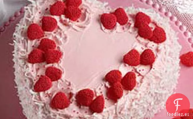 Pastel de Sueño de Corazón de Coco